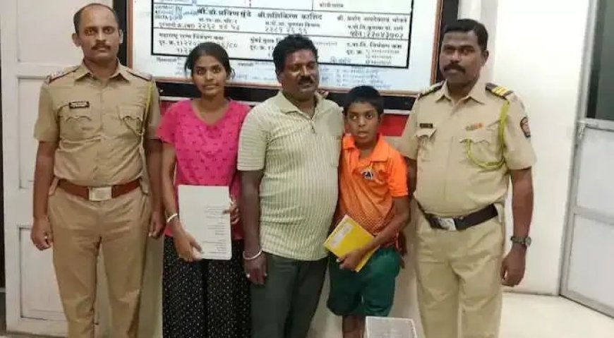 க்யூ ஆர் கோட்டை வைத்து பெற்றோருடன் குழந்தையை சேர்த்த போலீசார்