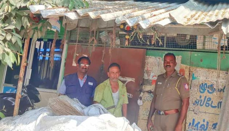 தடை செய்யப்பட்ட புகையிலை பொருட்களை விற்ற கடைகளுக்கு சீல்