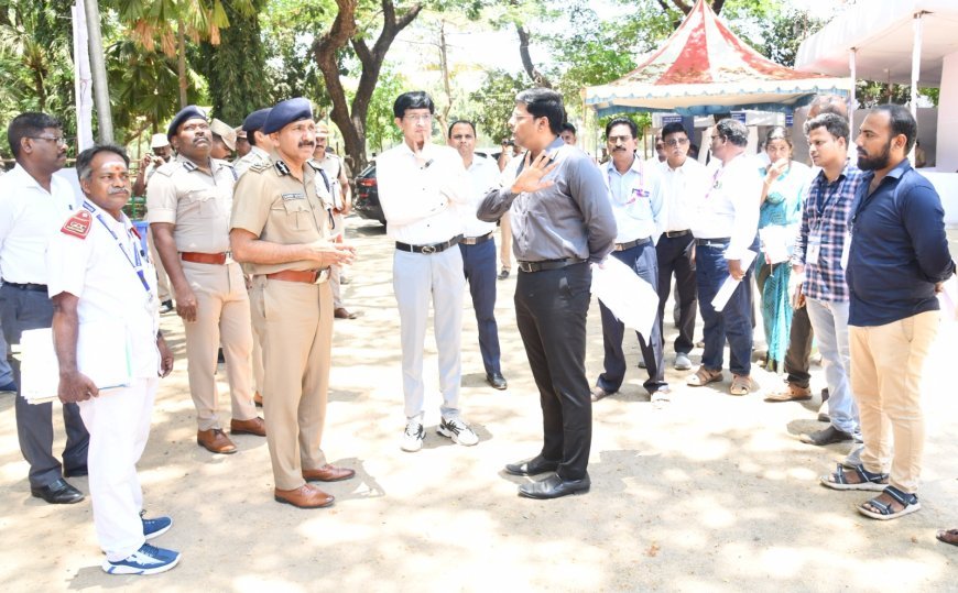 வாக்கு எண்ணும் பணிகள் தீவிரம்; கமிஷனர் நேரில் சென்று ஆய்வு