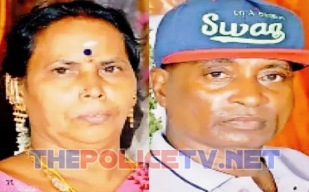 குடும்ப தகராறில் மனைவி கத்தியால் குத்திக்கொலை; போலீசுக்கு பயந்து கணவன் தற்கொலை முயற்சி
