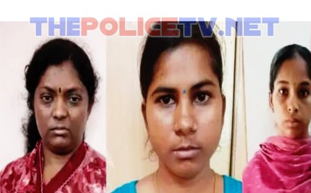 குடும்பத்துடன் தொடர் திருட்டில் ஈடுபட்ட டிப்டாப் திருடிகள் மூன்று பேர் கைது
