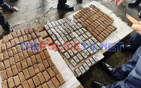 200 கோடி ரூபாய் மதிப்பிலான ஹசிஸ் போதை பொருள் பறிமுதல்; இருவர் கைது