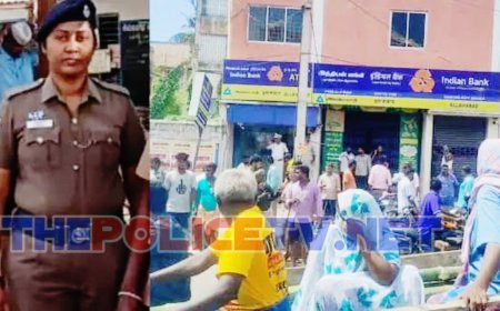 பெண் காவலரை ஓட ஓட விரட்டி வெட்டியதால் பெரும் பரபரப்பு