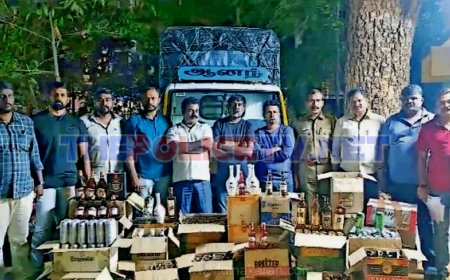 புதுச்சேரியில் இருந்து பொள்ளாச்சிக்கு கடத்தி வரப்பட்ட மது பாட்டில்கள் பறிமுதல்; 3 பேர் கைது