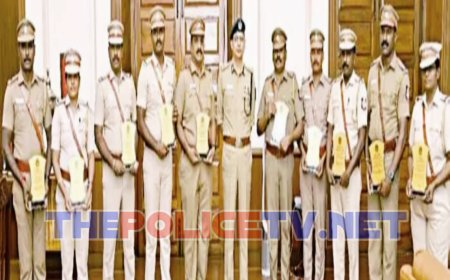 தமிழகத்தில் சிறந்து விளங்கும் 10 காவல் நிலையங்களுக்கு டிஜிபி சங்கர் ஜிவால் கோப்பைகளை வழங்கினார்