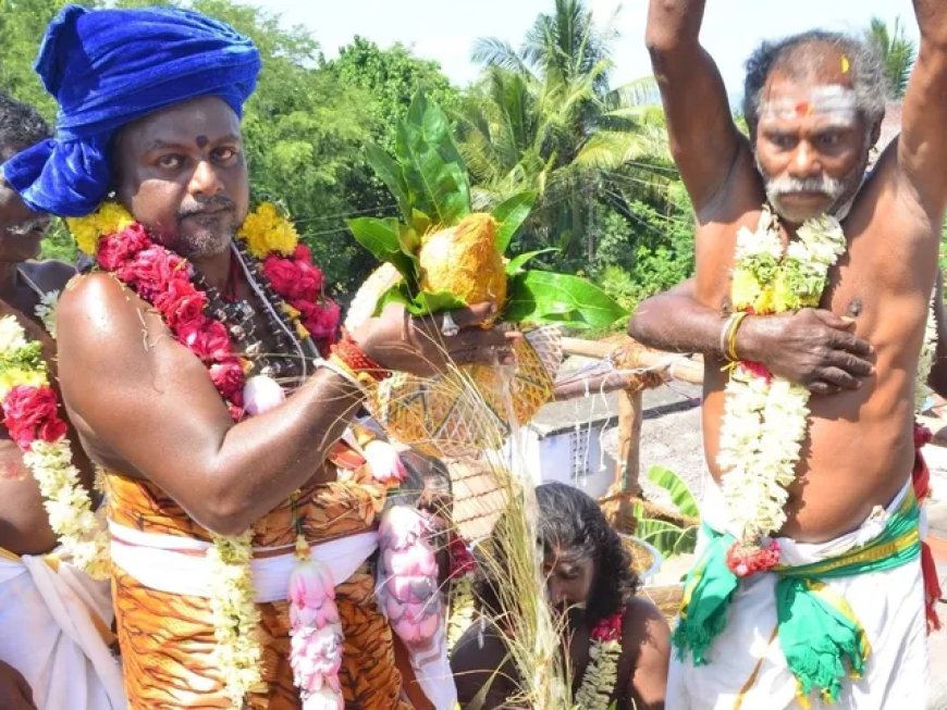 மேலூர் அருகே கோவில் கும்பாபிஷேகம்.