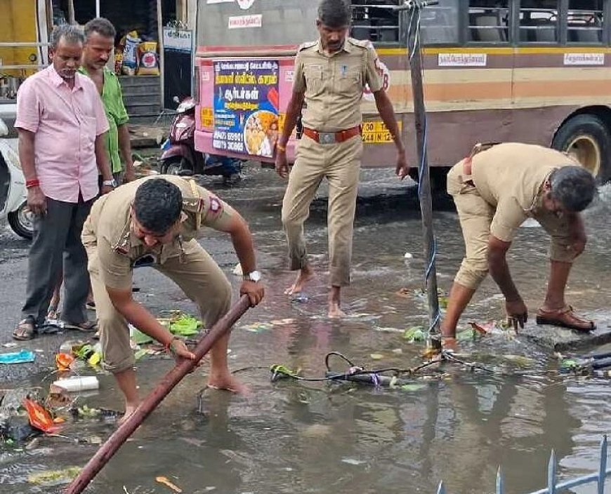 காவல்துறையினருக்கு பொதுமக்கள் பாராட்டு