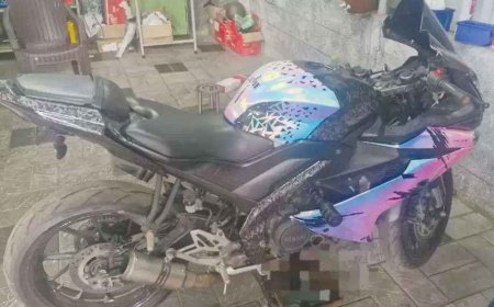 ஸ்டைலுக்காக பைக் கலரை மாற்றம் இளைஞர்களே உஷார்