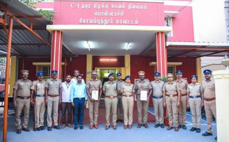 3 காவல் நிலையங்களுக்கு ஐஎஸ்ஓ (ISO) தர சான்றிதழ்