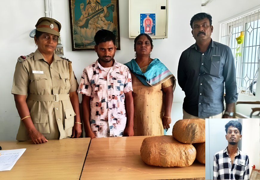 விற்பனைக்காக வைக்கப்பட்டிருந்த 11.300 கிராம் கஞ்சா பறிமுதல்; இருவர் கைது
